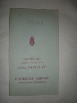 Okružní list O POKROKU NÁRODU.Populorum Progressio (Římské vydání) (3)