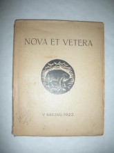 Nova et Vetera - svazek 50 v březnu 1922
