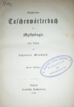 Illustriertes Taschenwörterbuch der Mythologie aller Völker