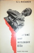 Poslední dny Hitlerovy říše