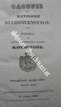 ČASOPIS PRO KATOLICKÉ DUCHOWENSTWO 1839