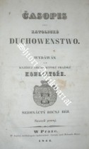 ČASOPIS PRO KATOLICKÉ DUCHOWENSTWO 1844