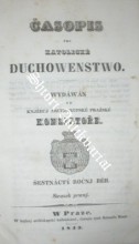 ČASOPIS PRO KATOLICKÉ DUCHOWENSTWO 1843