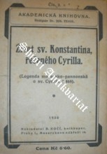 Život sv. Konstantina, řečeného Cyrilla