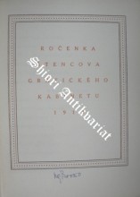 Ročenka Štencova grafického kabinetu 1918