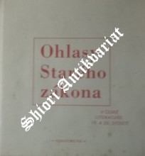 OHLASY STARÉHO ZÁKONA V ČESKÉ LITERATUŘE 19. A 20. STOLETÍ