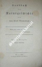 Handbuch der Naturgeschichte - Erste und zweyte Abteilung
