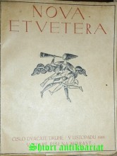Nova et Vetera - svazek 22 v listopadu 1916