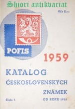 KATALOG ČESKOSLOVENSKÝCH ZNÁMEK 1918 - 1959 ( + Dodatek za rok 1959 )