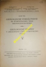 GEOLOGICKÉ POMĚRY V JIHOZÁPADNÍ ČÁSTI VYŠKOVSKÉHO ÚVALU - Geologische Verhältnisse im südwestlichen Anteile der Wischauer Senke