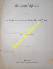 Reichsgesetzblatt für die im Reichsrath vertretenen Königreiche und Länder - Jahrgang 1907