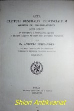 Acta Capituli Generalis Provincialium Ordinis FF. Praedicatorum