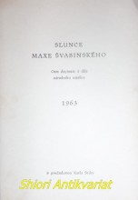 SLUNCE MAXE ŠVABINSKÉHO - Osm dopisnic z díla národního umělce